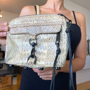 Rebecca Minkov crossbody leather purse